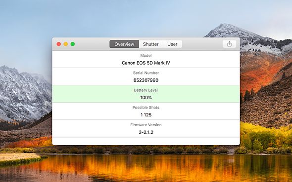 EOS Inspector 2 pozwoli ci sprawdzić przebieg migawki twojego Canona i nie tylko 3