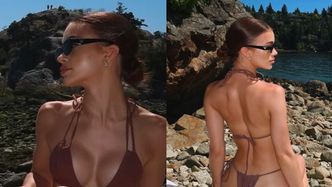 Młodsza o 16 lat ukochana Wojtka Goli wygina się w mikroskopijnym bikini