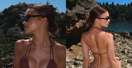 Młodsza o 16 lat ukochana Wojtka Goli wygina się w mikroskopijnym bikini