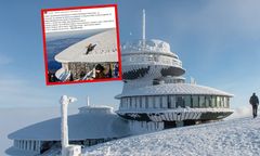 "Ojciec roku". Niebezpieczna zabawa na dachu obserwatorium