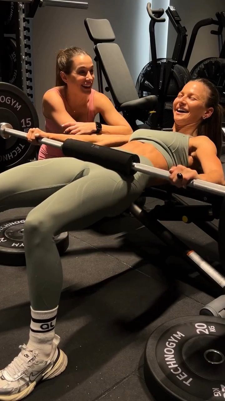 Anna Lewandowska i Mireia Figuerass