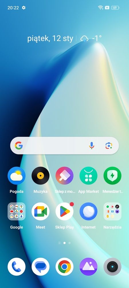 realme UI w wersji 4.0 z aktualizacjami datowanymi na listopad 2023.