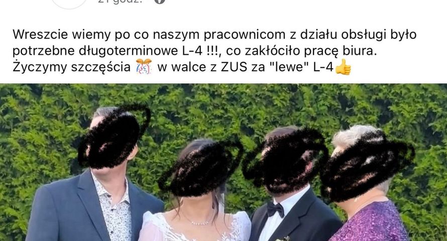 Ta firma sama sobie zrobiła viralowy kryzys. Napiętnowała pracownicę za "lewe" L4
