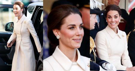 Elegancka księżna Kate zadaje szyku na paradzie wojskowej. BEZ WILLIAMA (ZDJĘCIA)