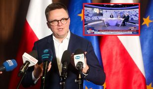 "Niedojrzały emocjonalnie narcyz". W TVP ostro o Hołowni