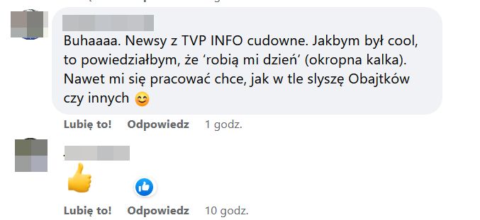 Komentarz na profilu RNŚ 