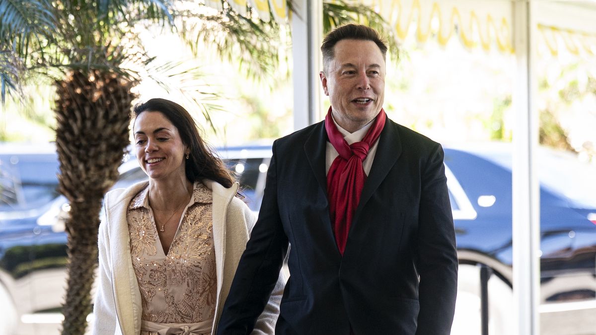 Elon Musk wraz z partnerką Shivon Zilis