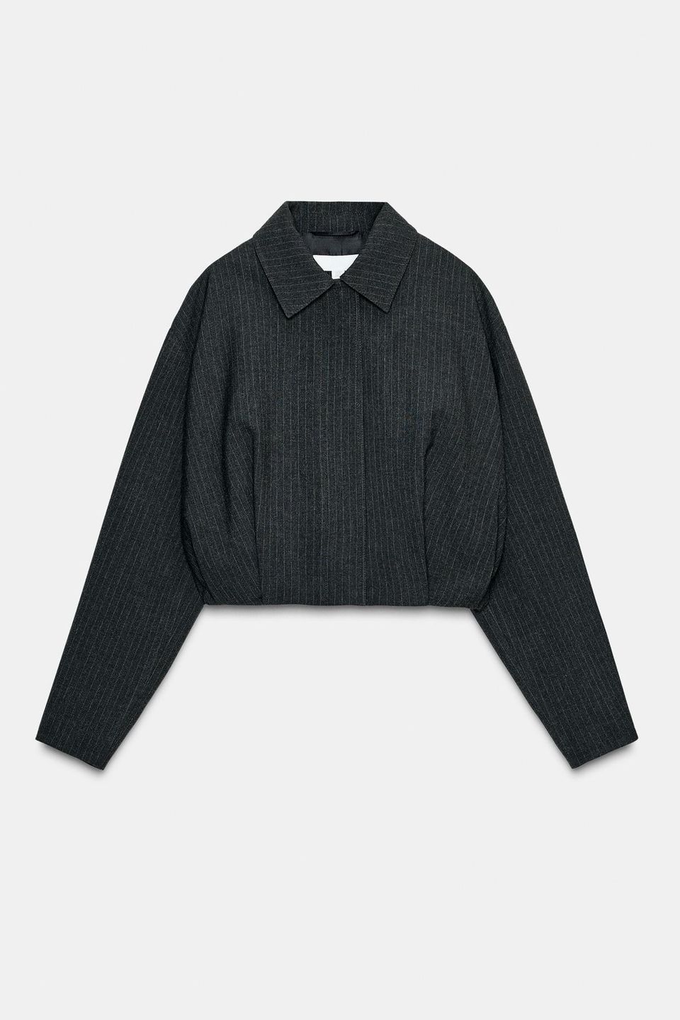 Prążkowana kurtka bomberka Zara