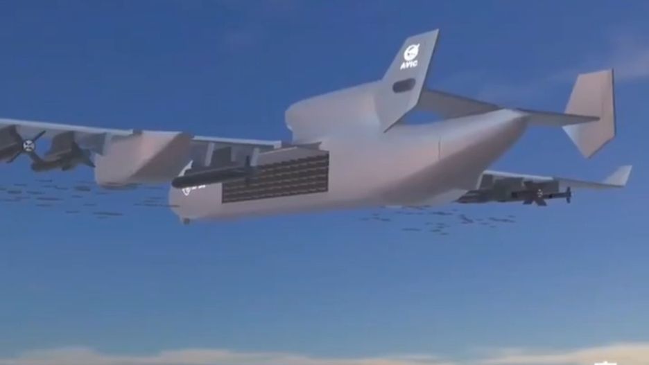 Jiutian SS-UAV - wizualizacja