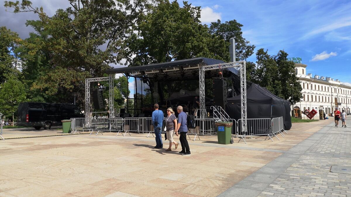 Scena na Placu Litewskim
