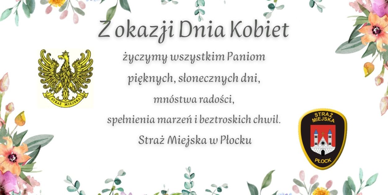 Straż Miejska w Płocku - Dzień Kobiet