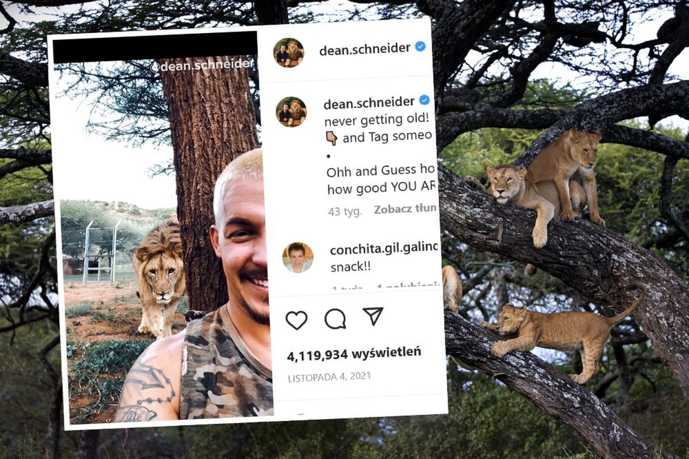 Dean Schneider ma ponad 10 mln obserwujących na Instagramie