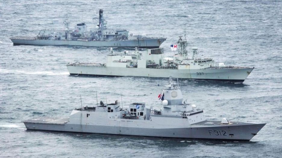 KNM Otto Sverdrup, HMCS Fredericton typu Halifax i HMS Kent typu 23