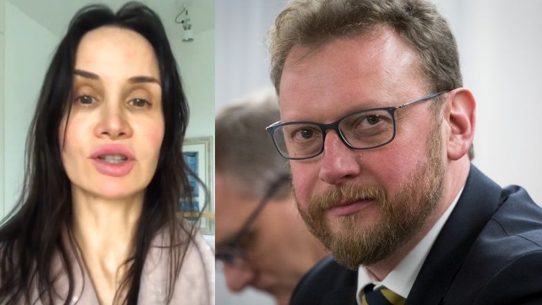 Viola Kołakowska i Łukasz Szumowski