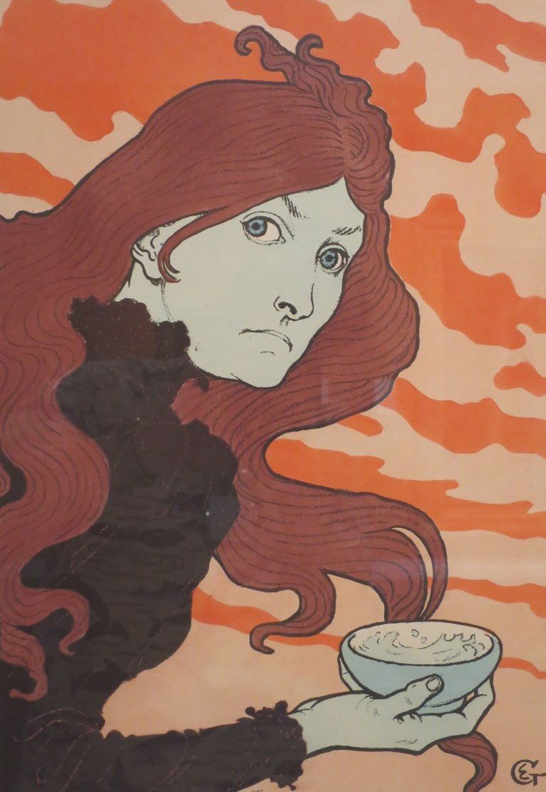 Kobieta przygotowująca się do zemsty. Ilustracja z epoki 