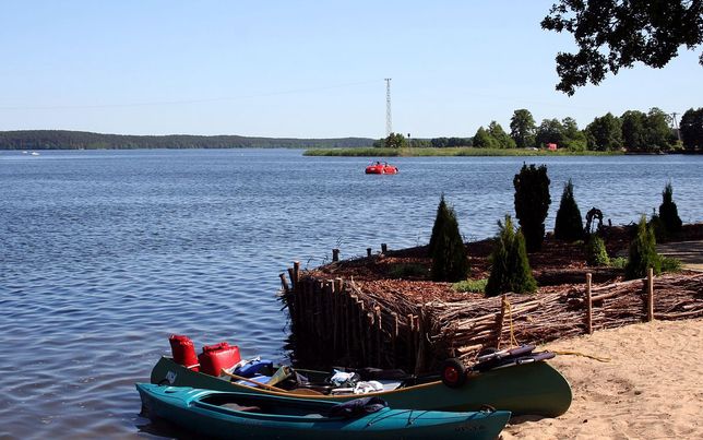 Jezioro w miejscowości Swornegacie