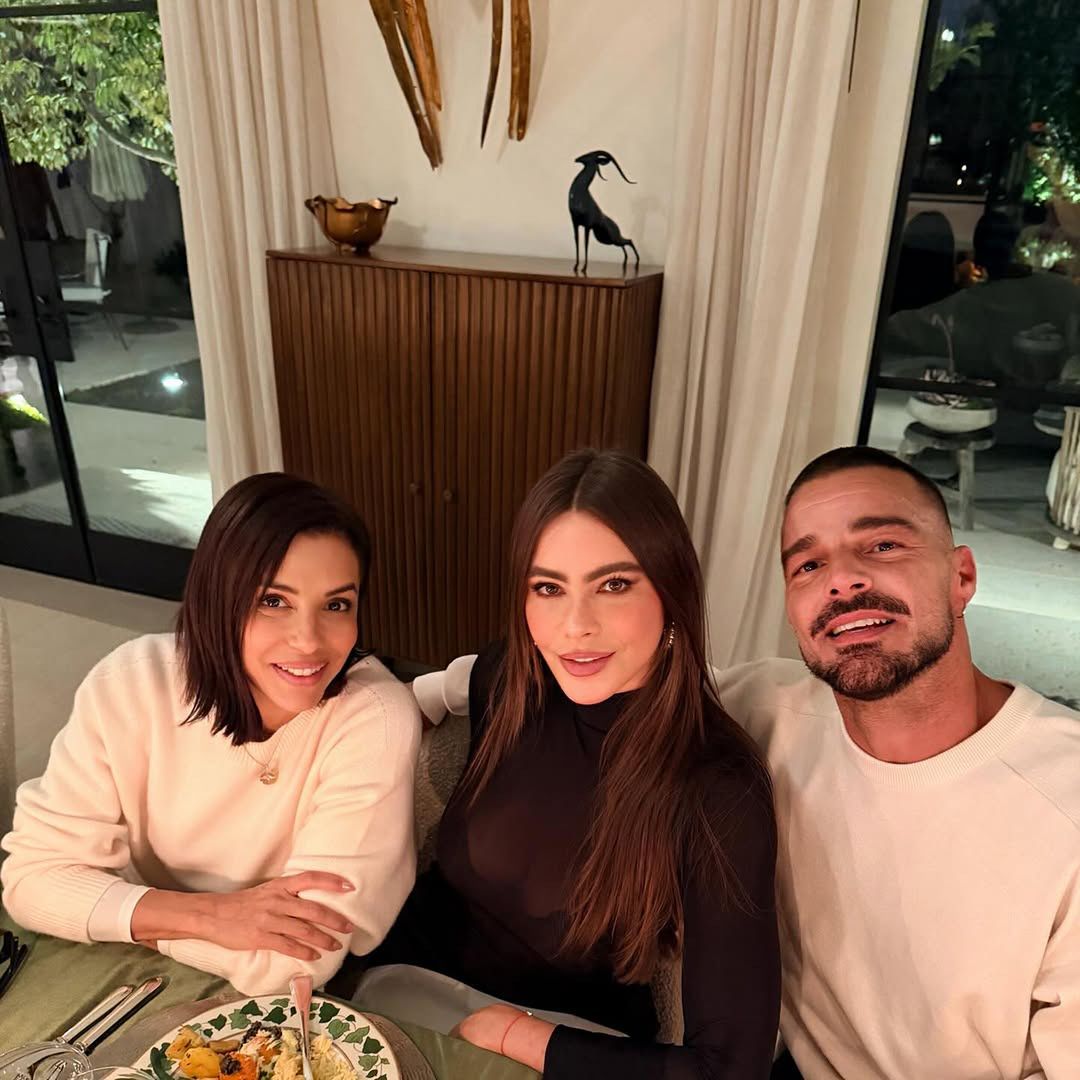 Eva Longoria i Ricky Martin na kolacji u Sofii Vergary