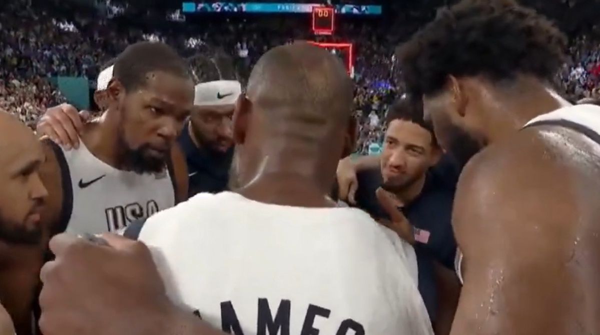 Team USA in basketball at the Paris Olympics