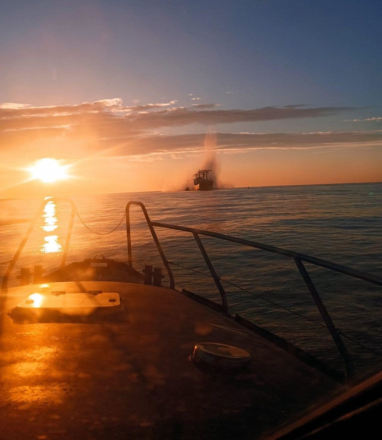 A photo of the ship published by the State Border Service of Ukraine.