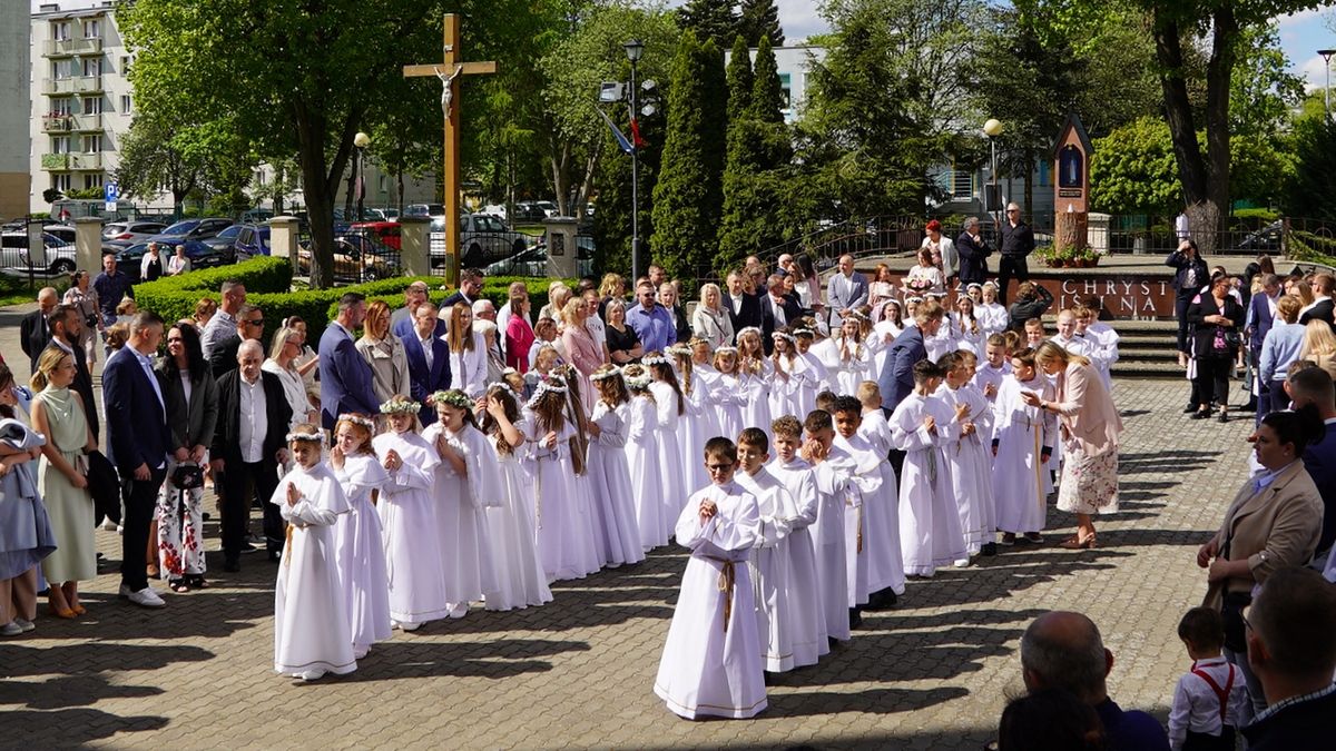 Pierwsza Komunia Święta w Parafii  pw. Świętej Rodziny w Pile