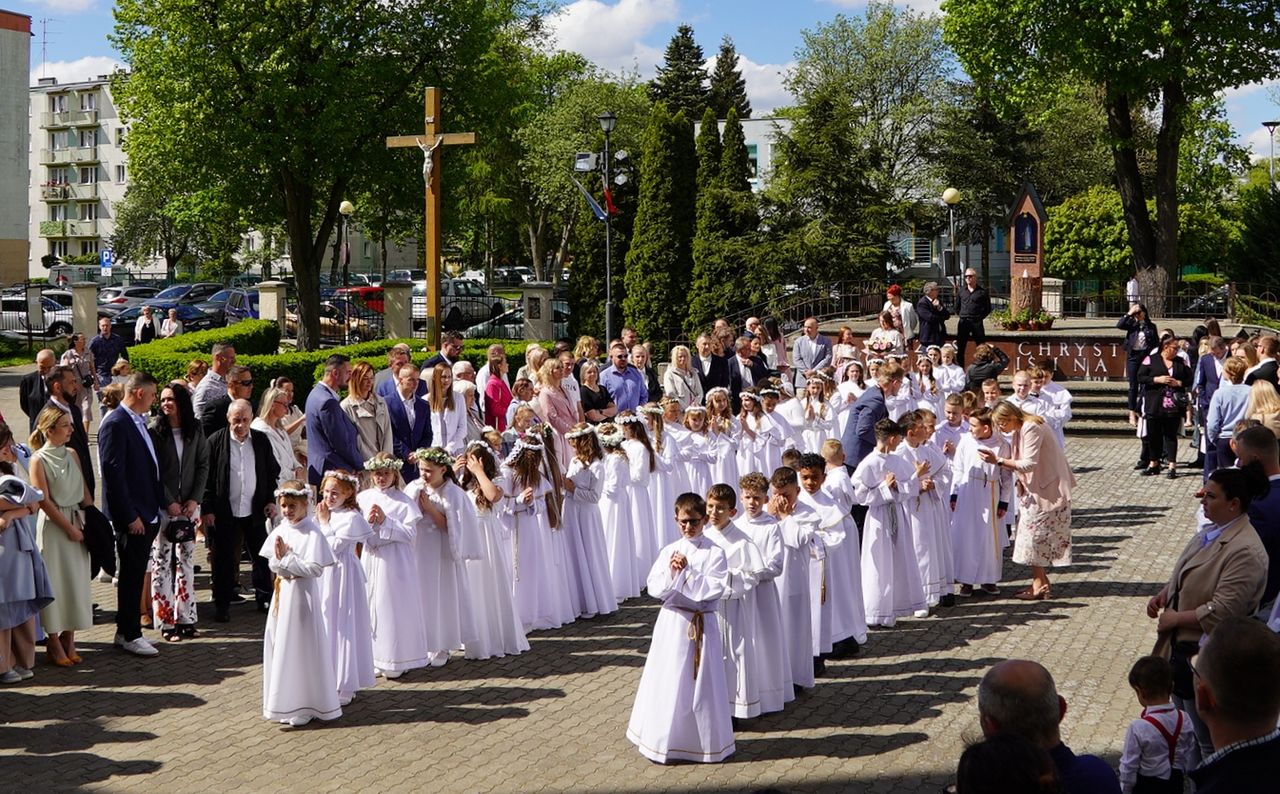Pierwsza Komunia Święta w Parafii pw. Św. Rodziny w Pile