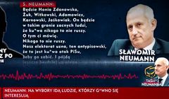 Pereira: taśmy Neumanna bez związku z kampanią. „Fakty” TVN: zostały pocięte