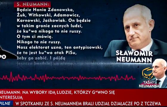 Pereira: taśmy Neumanna bez związku z kampanią. „Fakty” TVN: zostały pocięte