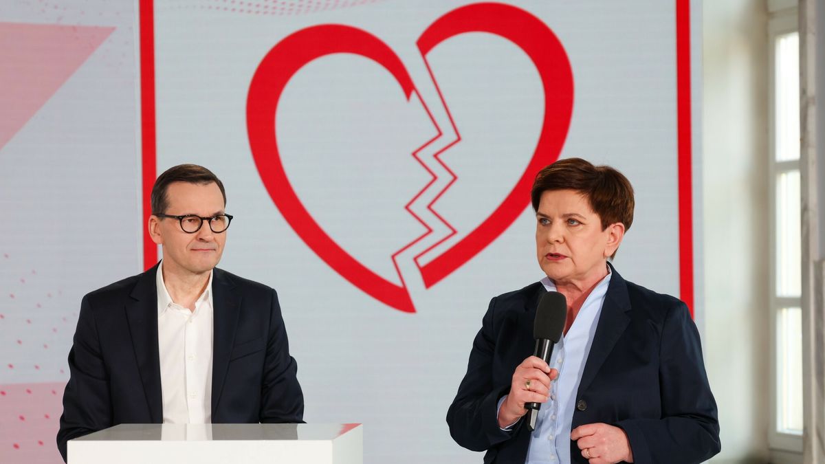 Marzec 2024, Mateusz Morawiecki i Beata Szydło