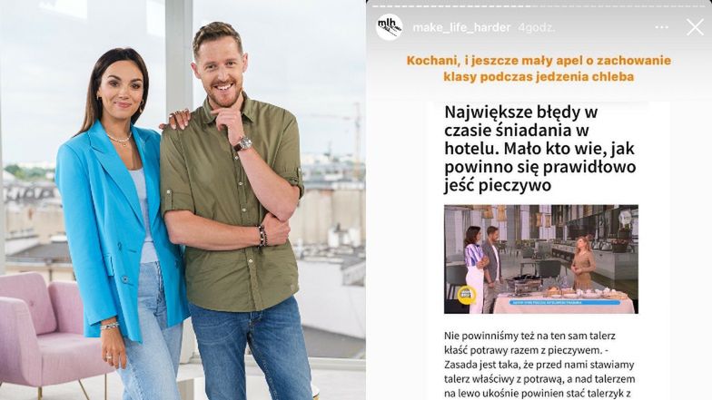 "Ekspertka" instruuje widzów w "DDTVN", jak jeść kanapki