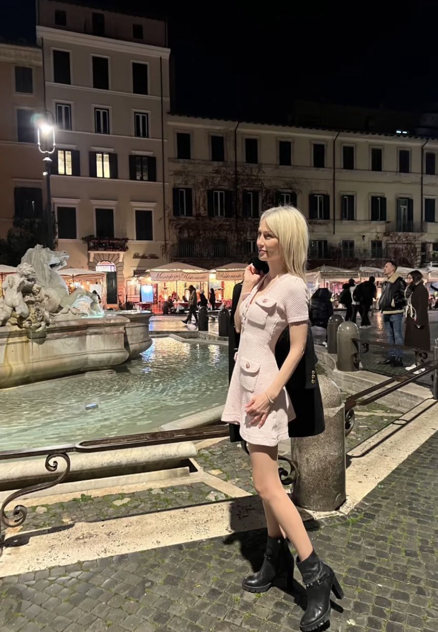 Magdalena Ogórek nadaje z Rzymu