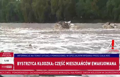 Gdzie widzowie śledzą informacje o powodzi? TVP Info wyprzedziło TV Republika