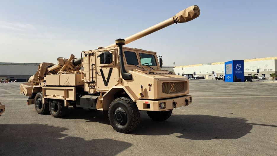 "Zdobyczny" według Rosjan CAESAR należący do Arabii Saudyjskiej podczas targów World Defense Show.