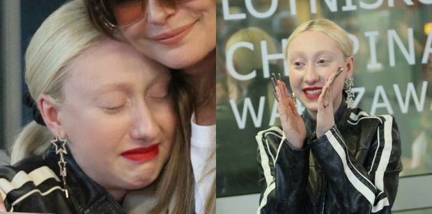 Luna wróciła do Polski! Na lotnisku powitał ją tłum ludzi. Piosenkarka nie dała rady powstrzymać łez (ZDJĘCIA)