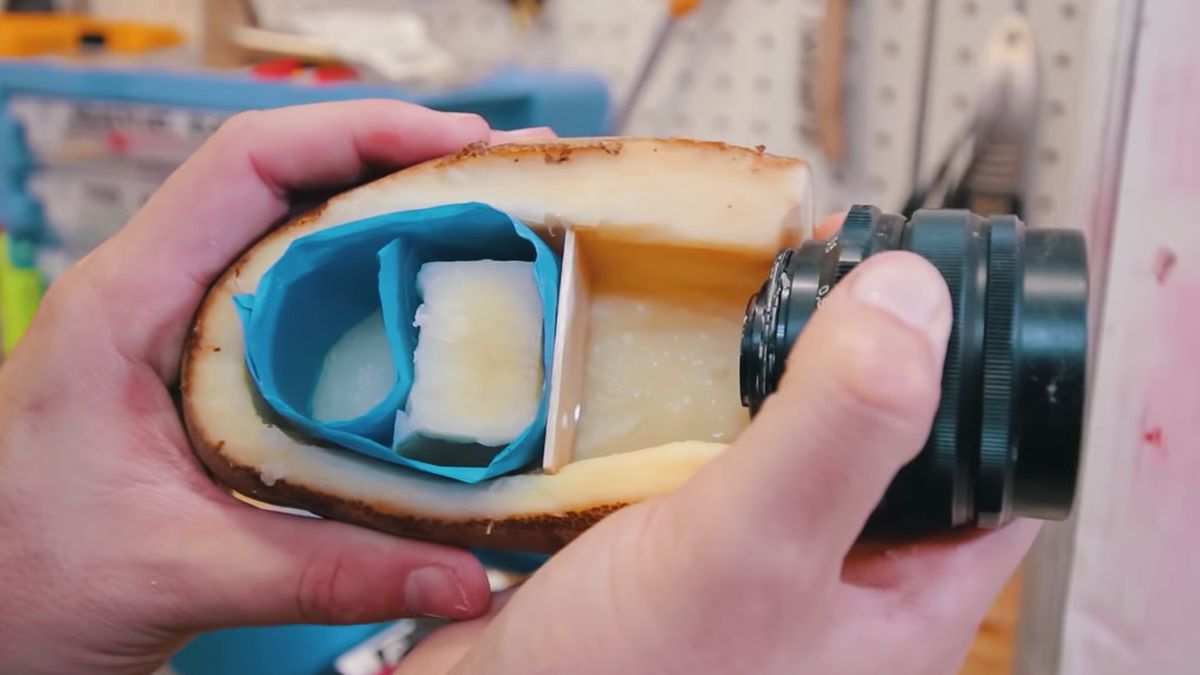 Aparat zrobiony z ziemniaka. To naprawdę działa 1