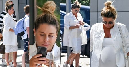 Małgorzata Rozenek w FUTRZANYCH KLAPKACH świętuje 42. urodziny obiadem w hotelu (ZDJĘCIA)