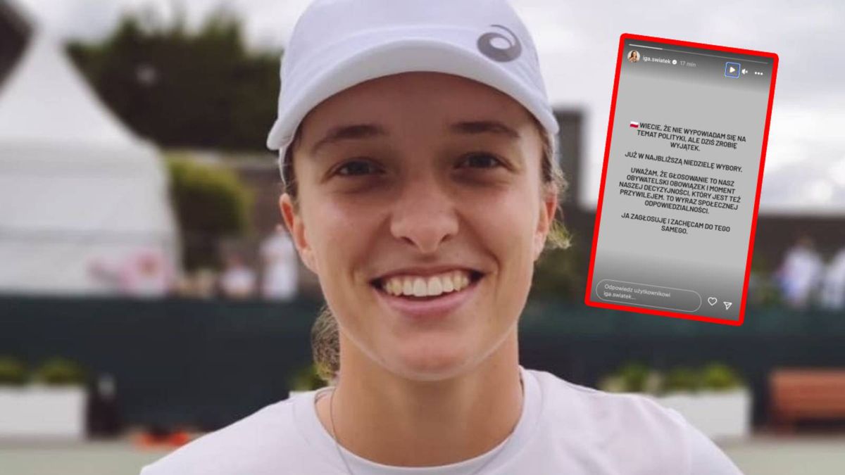 Iga Świątek zachęciła do udziału w wyborach