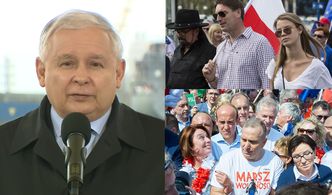 Kaczyński o uczestnikach Marszu Wolności: "Maszerują w przeciwnym kierunku niż sądzą. W Polsce istnieje wolność!"