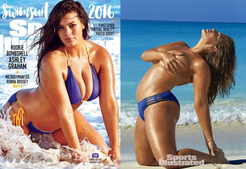 Ashley Graham w "Sports Illustrated Swimsuit Issue", fot. James Macari