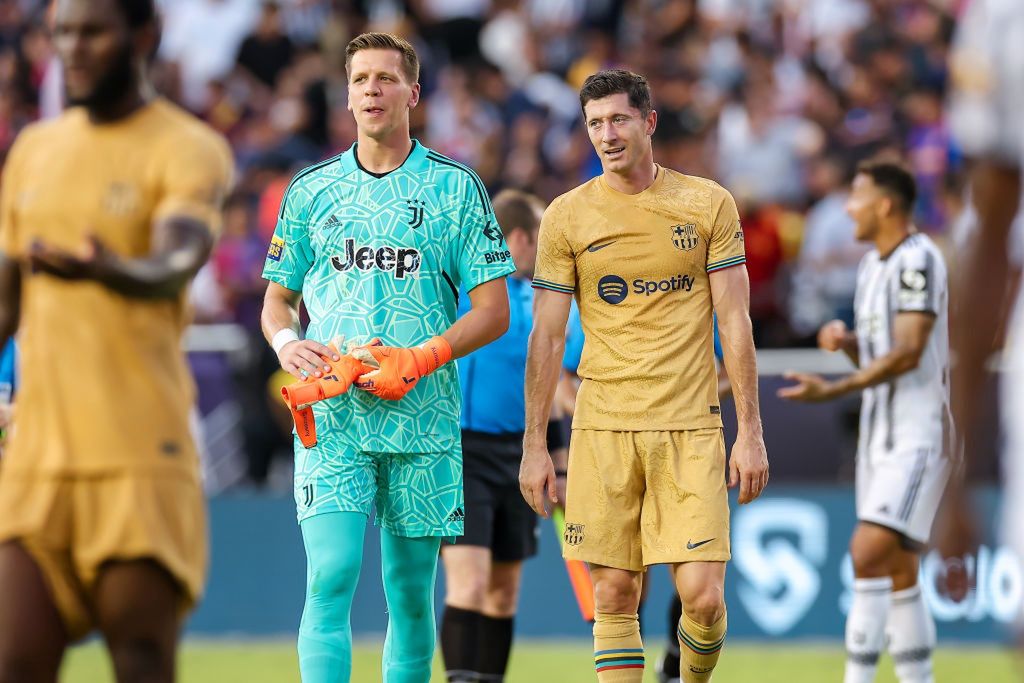 Wojciech Szczęsny i Robert Lewandowski