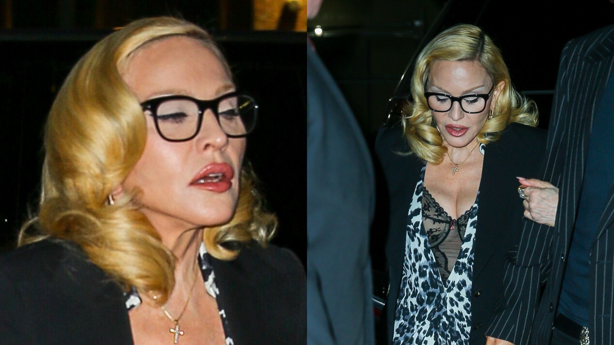 Pozbawiona filtrów Madonna przemyka się ulicą Nowego Jorku