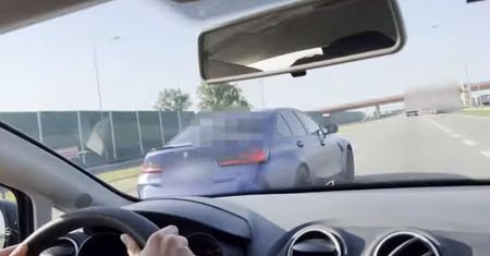 Reakcja po nagraniu z A1. Policja namierzyła kierowcę z BMW