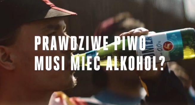 „100% piwa, 0,0% alkoholu” - nowa platforma komunikacyjna bezalkoholowego piwa Łomża (wideo)