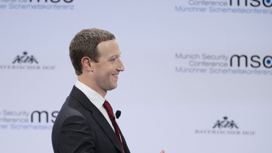 Szef Facebooka Mark Zuckerberg.