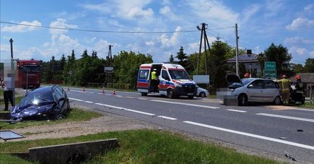 Wypadek w Miłkowie na DK-9 (foto)