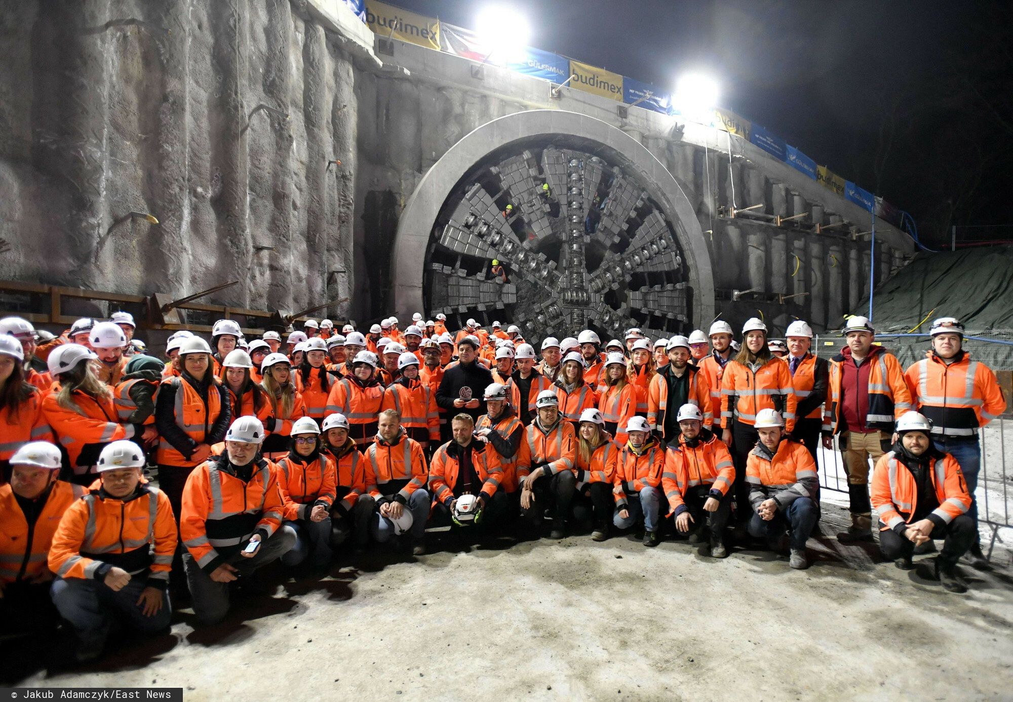 Fina? dr??enia najd?u?szego tunelu kolejowego w PolsceFot.Jakub Adamczyk/East News, 14.04.2026. Mordarka, woj. malopolskie. Final drazenia najdluzszego tunelu kolejowego w Polsce. Tarcza TBM Jadwiga konczy prace na linii Podleze-Piekielko.Jakub Adamczyk