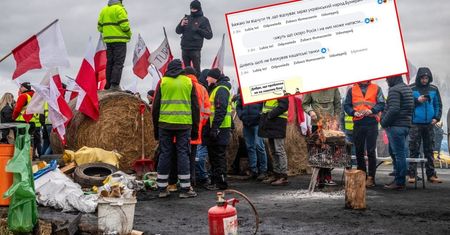 Ukraińcy wściekli na polskich rolników blokujących granicę. "Życzę im"