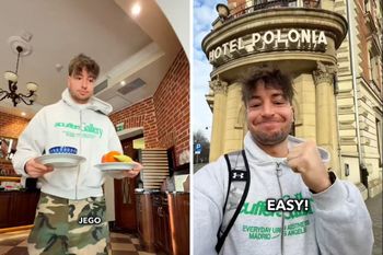 Już 650 tys. wyświetleń. Influencer udawał gościa hotelu. "Zjadłem za darmo"