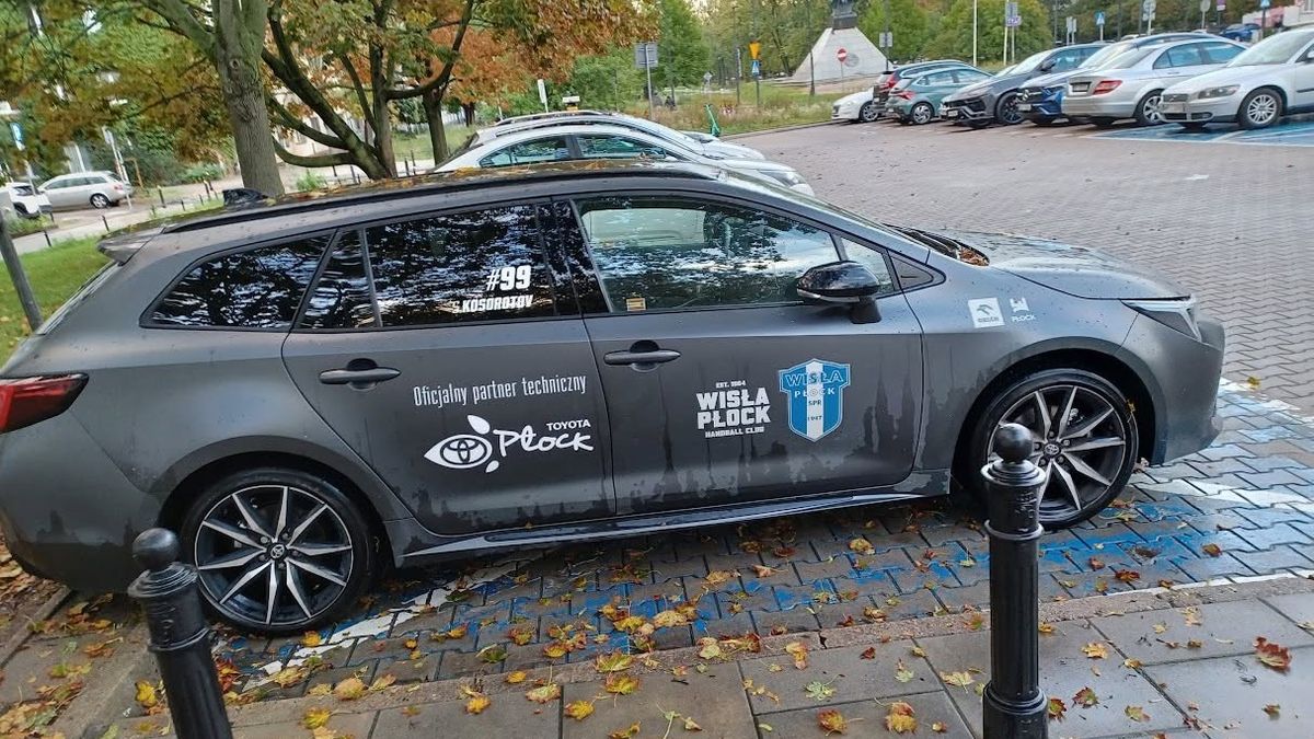 Zdjęcie auta zawodnika ORLEN Wisły Płock 