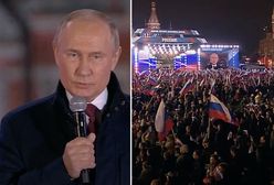 Hucpa na placu Czerwonym. Putin wzywa, tłum szaleje