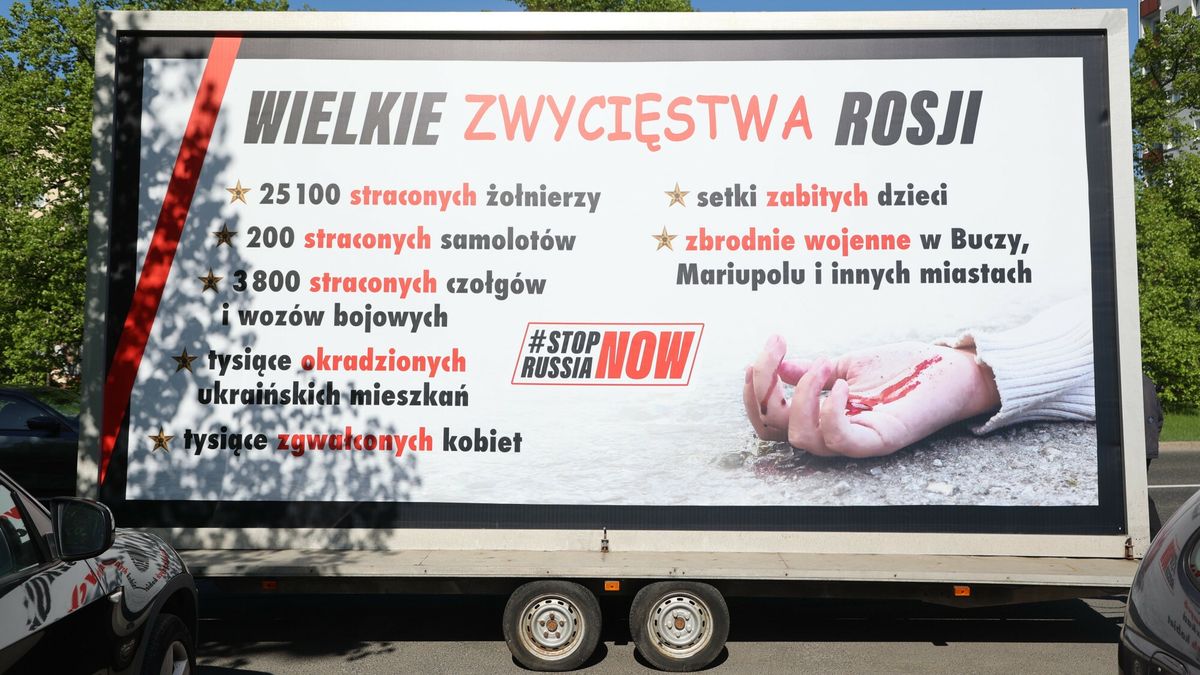 Bilboard kampanii #StopRussiaNow